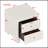 Elegant Velvet Nightstand with 2 Drawers, Beige Storage Bedside Table with Crystal Handle & Button-Tufted Design-1598659019