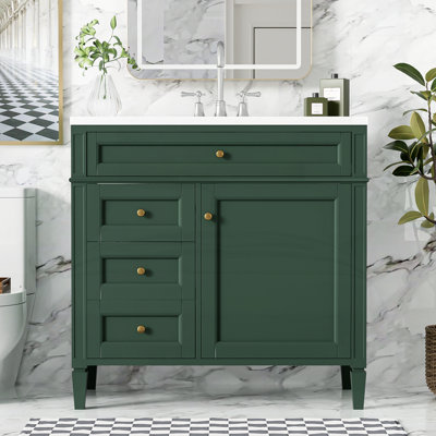 Meuble-lavabo 36 po avec lavabo supérieur