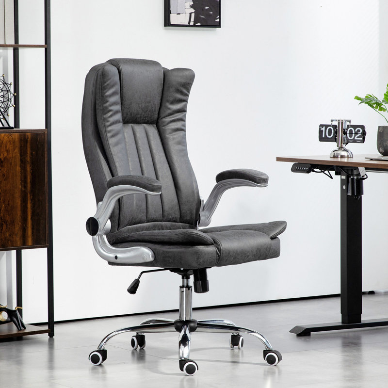 Fauteuil de direction HOMcom, Gris