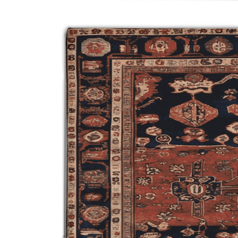 Tapis turc intérieur et extérieur brun, Rectangulaire 2 pi x 3 pi