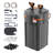 Aquarium Filter 660GPH, 5-Stage Canister Filter 235 Gallon, Ultra-Quiet Internal Aquarium Filter with UV Protection, Submersible Power Filter with Multiple Function for Fish Tanks, 25W