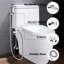 Toilette pour salle de bain - Hygiénique et pratique en métal argenté