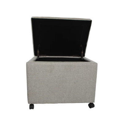 Grey Fabric Storage With Ergonomic Caster Wheels For Home And Office In Adjustable