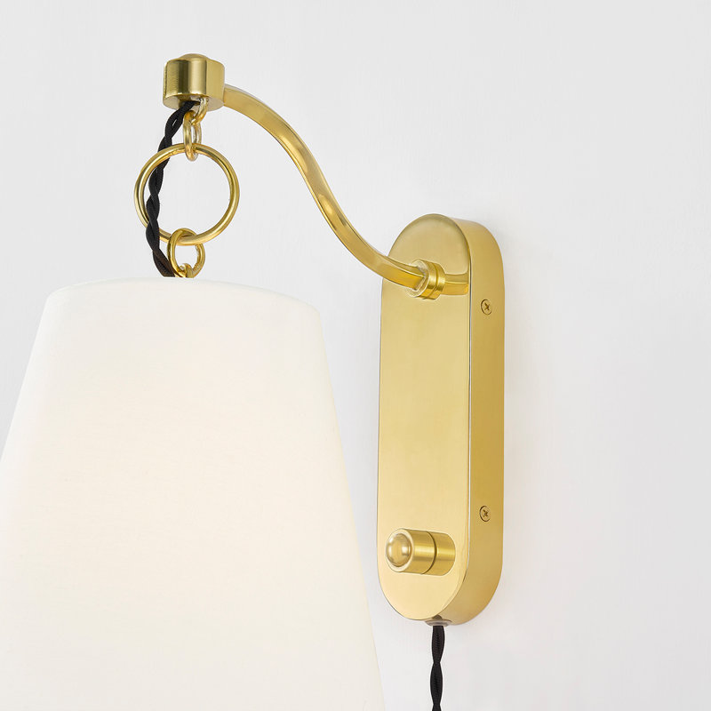 Joan 1 Light Plug-in Plug-in Sconce