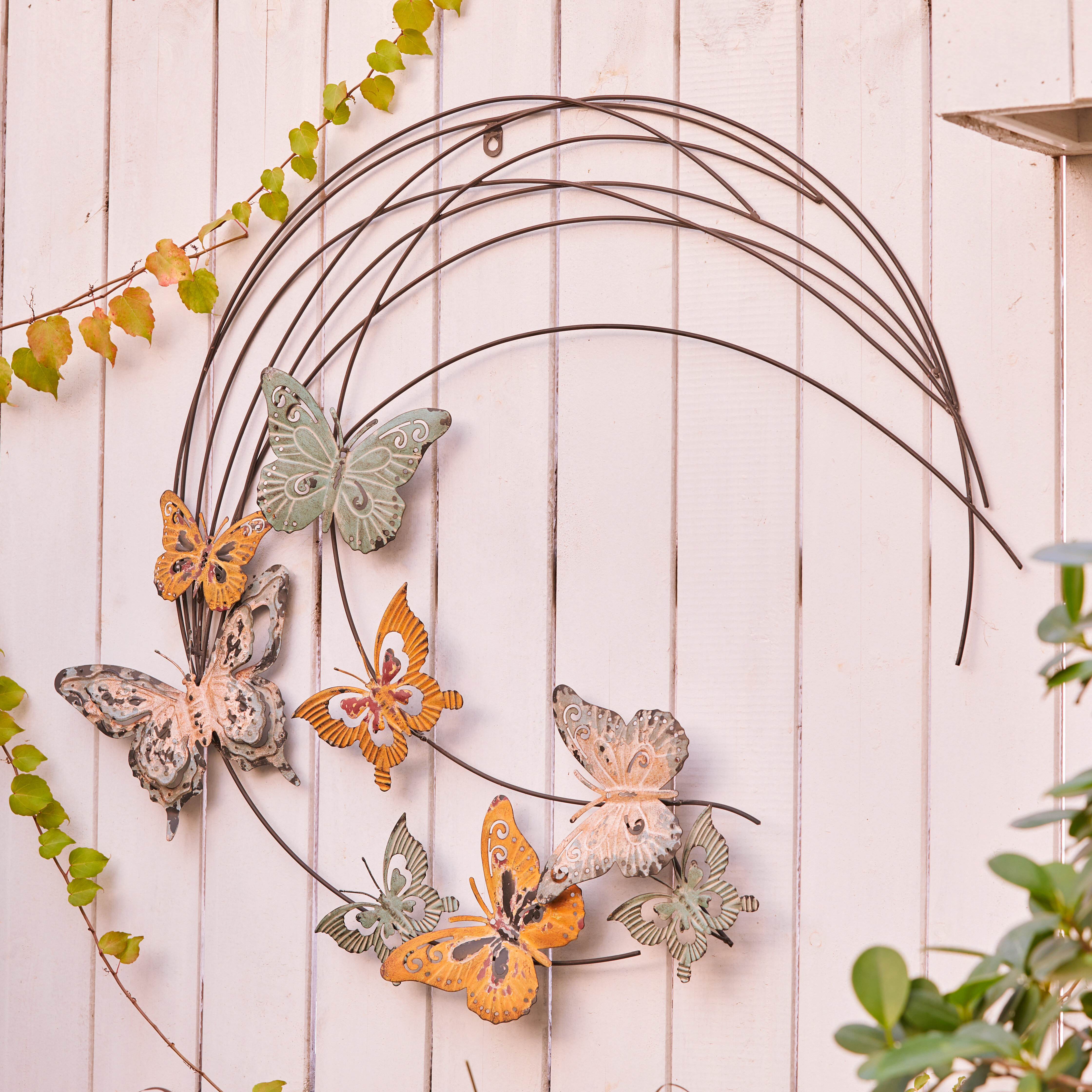 5 Butterfly Shapes Rusty Metal Butterflies Butterflies for Crafts and  Decorations 