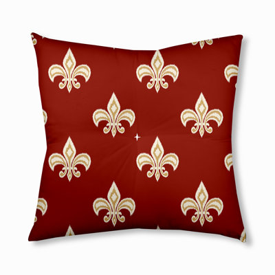 Floral Reversible Throw Pillow