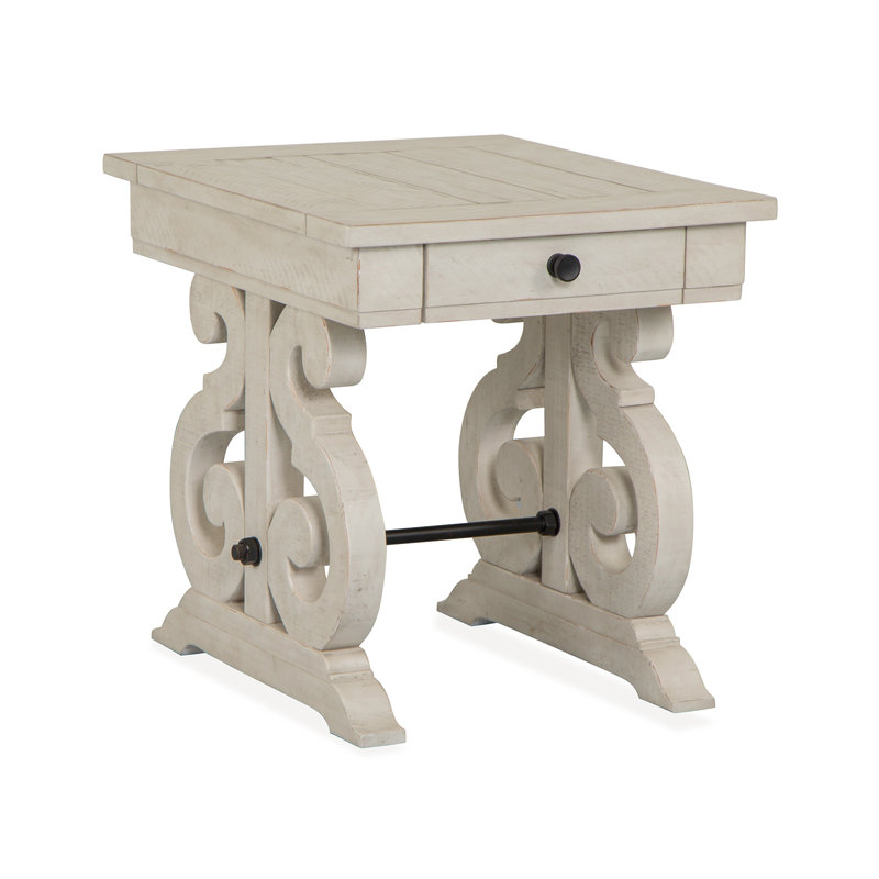 Insa Rectangular Cocktail Table With End Table, 2 Pieces: Coffee Table, End Table