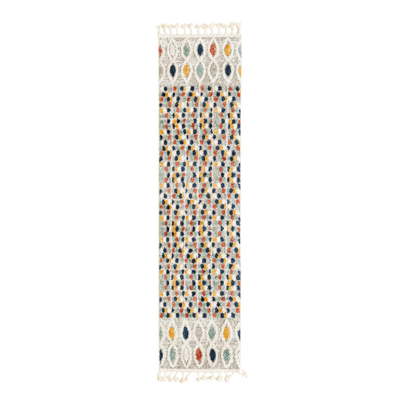 Enciso Geometric Asheville Area Rug, Runner 2' x 8'