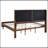 Carrington Dark Walnut Eastern Platform Bed-2044841477