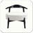 Modern Upholstered Accent Armchair Sturdy Versatile Living Room