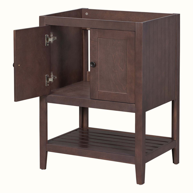 Base de meuble-lavabo, Brun