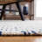 Apeksha Hand Loomed Wool/Cotton Geometric Rug in Blue/Ivory-906058327