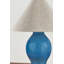Westhorpe Table Lamp in Aged Brass and Ceramic French Blue by Mark D. Sikes