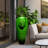 30.7 Inches H Modern Concrete Water Fountain With Stunning Cascading Waterfall, LED Light Effects, And Pump For Indoor/Outdoor Home, Patio, Or Garden Use-1952815181