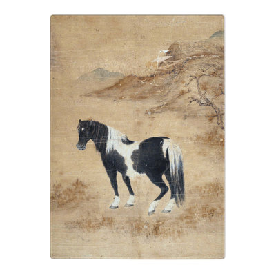 Tempered Glass Horse Landscape Chopping Board