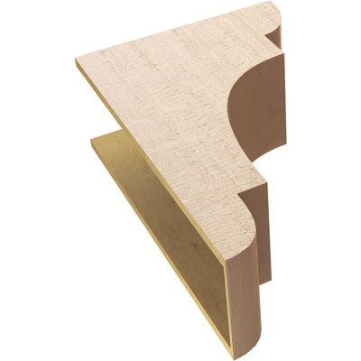 New Brighton cèdre brut grain de bois TimberThane Corbel, apprêté brun clair