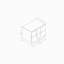 Table de chevet VIOS ZEBRA WHITE HG