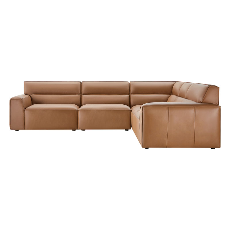 Jenn Genuine Leather Sectional