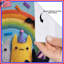 Rideaux de douche Felt Cats Rainbow Cake-119057658