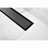 12 Inches Linear Shower Drain With Removable Cover, 304 Stainless Shower Drain  Included Hair Strainer And Leveling Feet, Flange