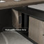 Bureau de direction réglable - Bureau de luxe en forme de L avec tiroirs, grande table avec classeurs, bureaux de direction avec bande lumineuse à DEL pour les professionnels-540202362-540097999