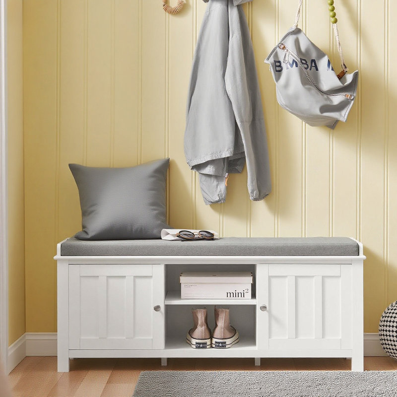 Olympia Polyester Upholstered Storage Bench