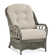 Chaise avec accoudoirs en rotin Everglade