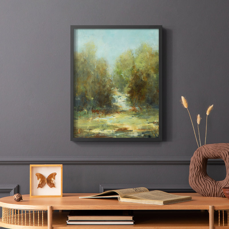 «A Walk in the Woods», reproduction encadrée - bois massif, Noir, H 10 po x l 8 po