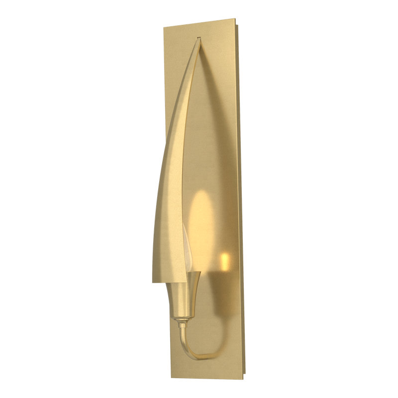 Cirque 1 - Light Flush Mounted Sconce, Modern Brass