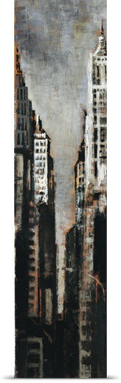 « ii » par liz jardine-impression New York, New York, H 60 po x l 15 po x p 1,5 po, Toile