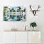 Palm Tree Reflections In Mauritius - Wrapped Canvas Painting-56660261