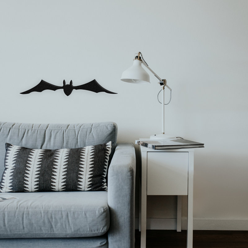 Bat Wall Décor, 2" H x 14" W x 0.06" D