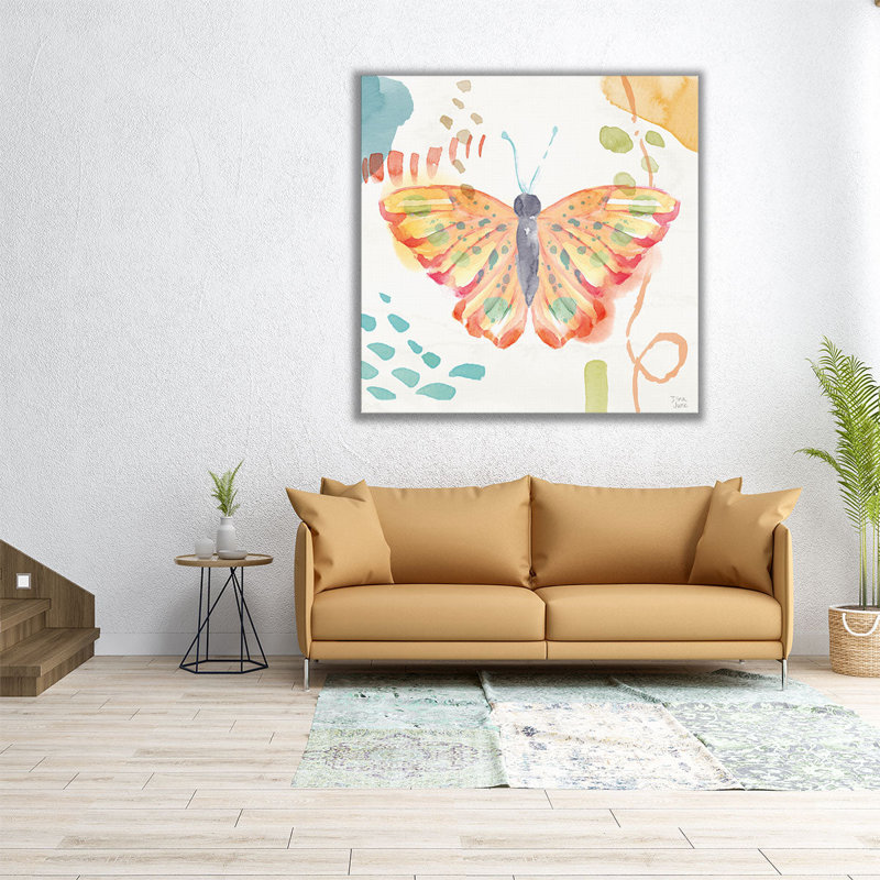 «Winged Whisper V», reproduction d'art sur toile, H 12 po x l 12 po