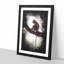 Long-Tailed Macaque Monkey Paint Splash - Picture Frame Graphic Art-56923024-56923025