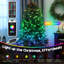 Arbre de Noël artificiel pré-éclairé 6 pi avec 448 DEL à spectre complet, 1 602 pointes, plus de 100 modes d'éclairage, application et télécommande