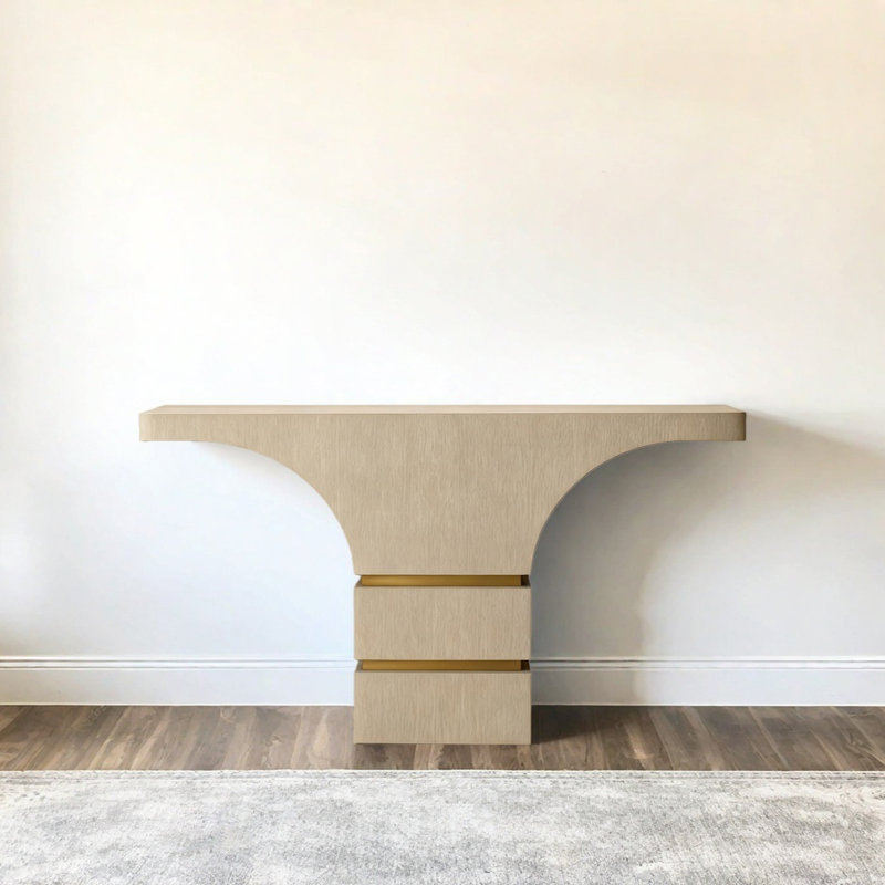 Console Retro Minimalist Art, H 31,5 po x l 62,99 po x P 15,75 po