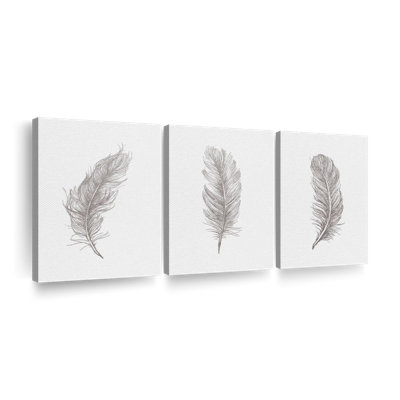 «Simple Feathers», reproduction sur toile