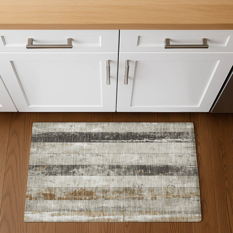Premium Machine Washable Chelston AMF1868 Stripes Rug, Rectangle 1'8" x 2'6"