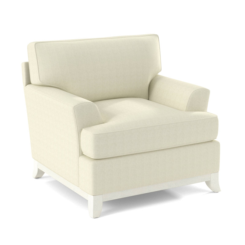 Oaks Way Armchair, Frost White, White Performance Fabric; 0851-94