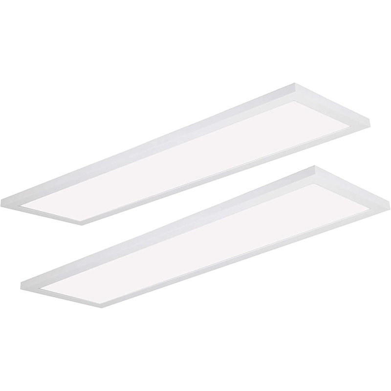 Dimmable LED Flat Panel Light Surface Mount Light Fixtures, White