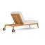 Alpine Outdoor Teak Chaise Lounge-1700104250
