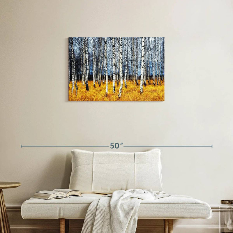 Harnek Birch Trees In Fall, 20" H x 30" W