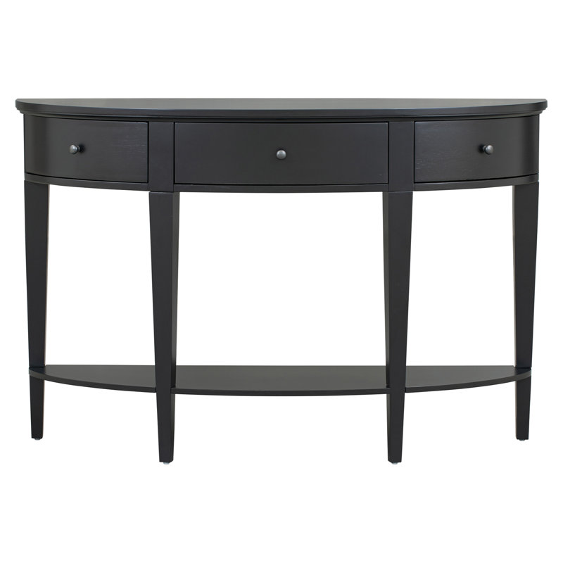 Table console moderne avec 3 tiroirs et 1 tablette pour le couloir, l'entrée et le salon