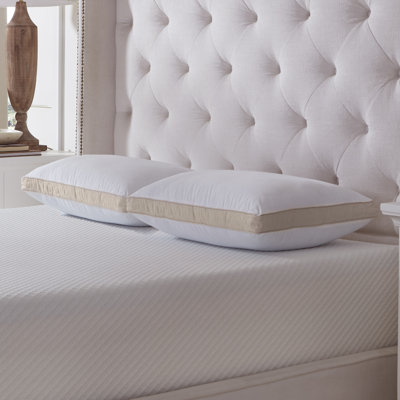 La-Z-Boy Hybrid Bliss Memory Foam | Richloft Fiber Foam Core Pillow, Standard/Queen