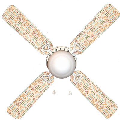 Ventilateur de plafond 4 pales 42 "