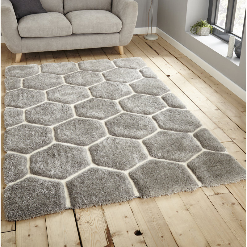 Noble House area rug Hand Tufted Rectangle Grey, Rectangle 150 x 230cm