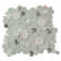 11.6"X11.6" Sparkly Glass And Stone Mosaic Tile
