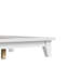 Structure de lit plateforme en noyer de style Mid-Century moderne avec tête de lit, bois massif, support de lattes de bois, aucun sommier requis, double, brun-2118897417-2118897415