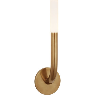 Rousseau Single Sconce with Etched Crystal
