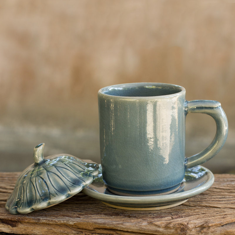 Tasse à café et soucoupe Apopka, clair